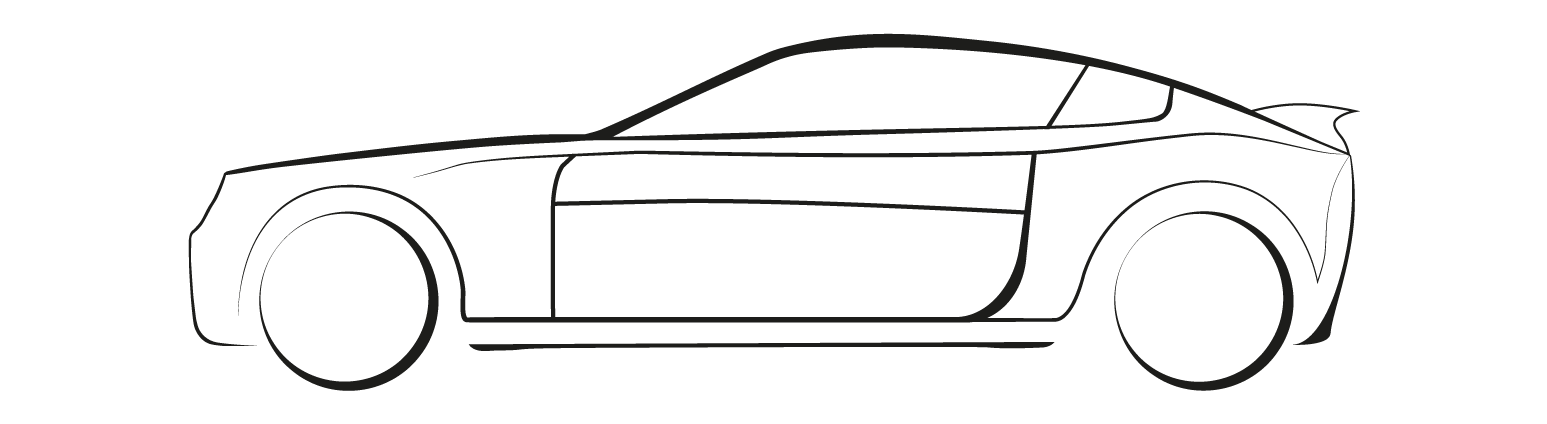 Car Side Black No Background Reversed